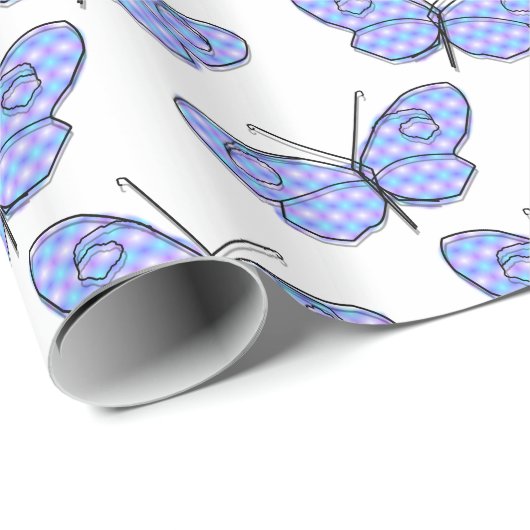Cosmic Butterfly Pattern Cadeaupapier (Rol Hoek)