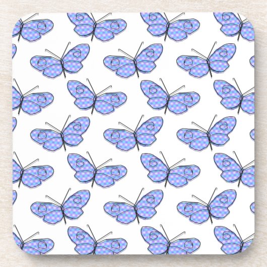 Cosmic Butterfly Pattern Drankjes Onderzetter (Voorkant)