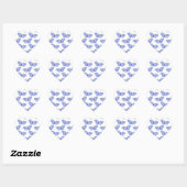 Cosmic Butterfly Pattern Hart Sticker (Vel)