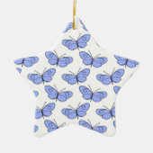 Cosmic Butterfly Pattern Keramisch Ornament (Voorkant)