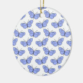 Cosmic Butterfly Pattern Keramisch Ornament (Links)