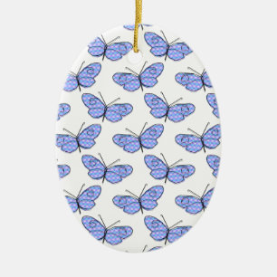 Cosmic Butterfly Pattern Keramisch Ornament