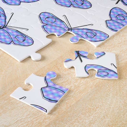 Cosmic Butterfly Pattern Legpuzzel (Zijkant)
