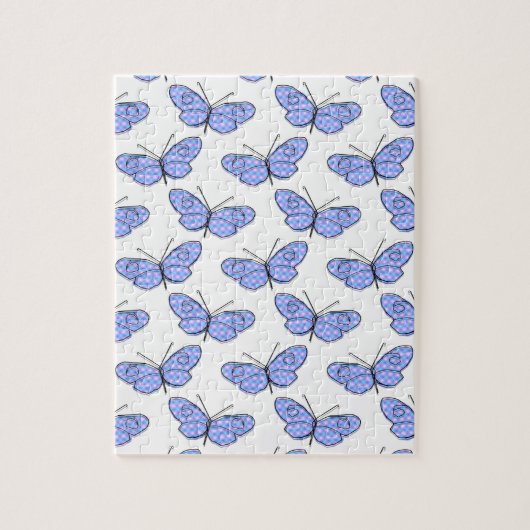 Cosmic Butterfly Pattern Legpuzzel (Verticaal)