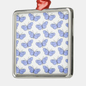 Cosmic Butterfly Pattern Metalen Ornament (Links)