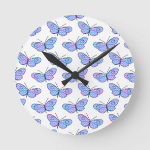 Cosmic Butterfly Pattern Ronde Klok