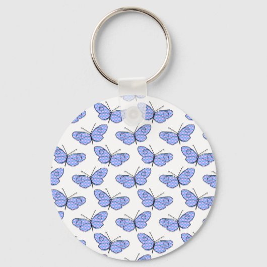 Cosmic Butterfly Pattern Sleutelhanger (Voorkant)