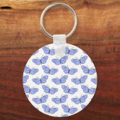 Cosmic Butterfly Pattern Sleutelhanger (Voorkant)