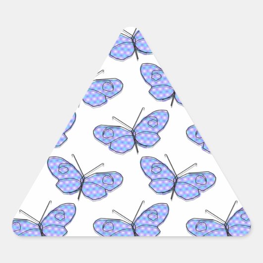 Cosmic Butterfly Pattern Sticker (Voorkant)