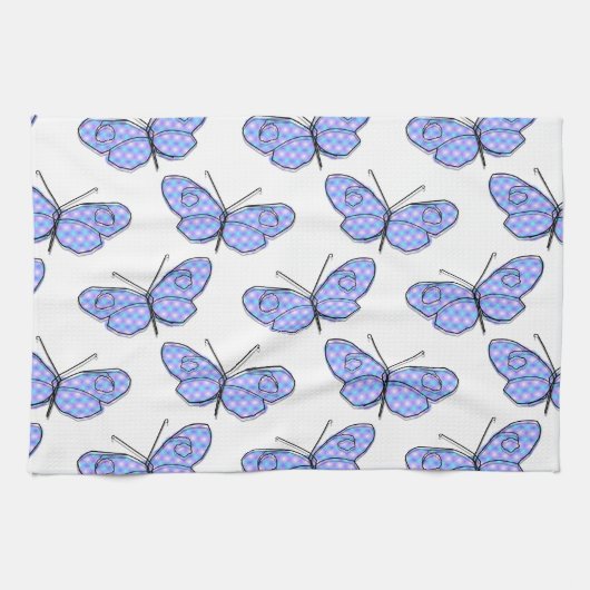 Cosmic Butterfly Pattern Theedoek (Horizontaal)