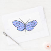 Cosmic Butterfly Rechthoekige Sticker (Envelop)
