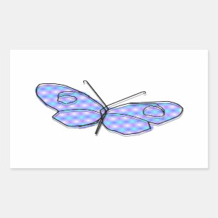 Cosmic Butterfly Rechthoekige Sticker