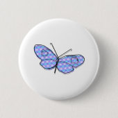 Cosmic Butterfly Ronde Button 5,7 Cm (Voorkant)
