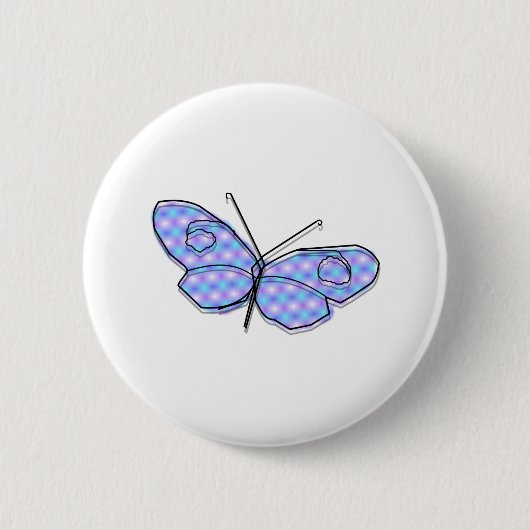 Cosmic Butterfly Ronde Button 5,7 Cm (Voorkant)