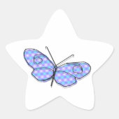 Cosmic Butterfly Ster Sticker (Voorkant)