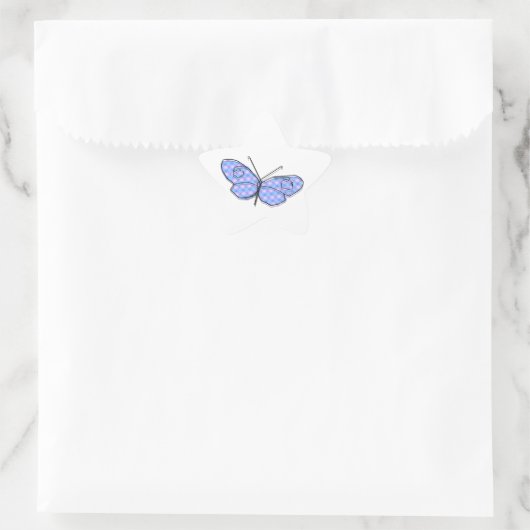 Cosmic Butterfly Ster Sticker (Tas)