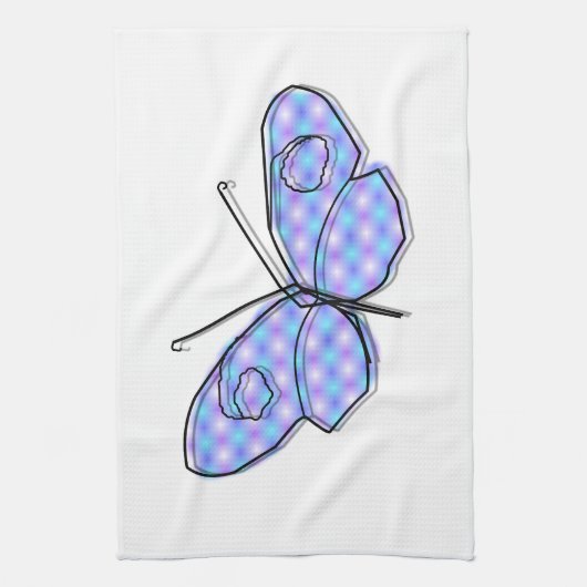 Cosmic Butterfly Theedoek (Verticaal)