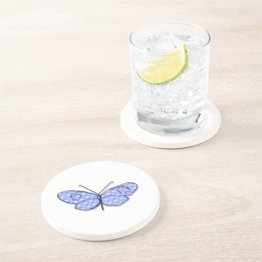 Cosmic Butterfly Zandsteen Onderzetter (Zijkant)