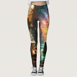 Cosmic Café Leggings Tights