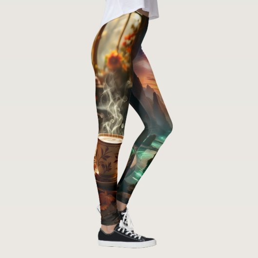 Cosmic Café Leggings Tights (Rechts)