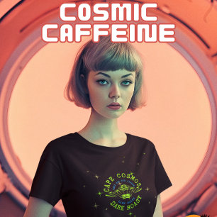 Cosmic Cafe voor de Coffee Lover T-Shirt