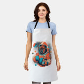 Cosmic Canine De Astronaut Boxer Schort (Gedragen)