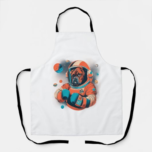 Cosmic Canine De Astronaut Boxer Schort (Voorkant)