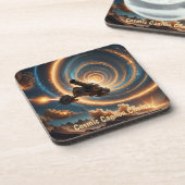 Cosmic Cannon Chaos Bier Onderzetter (Linkerzijde)