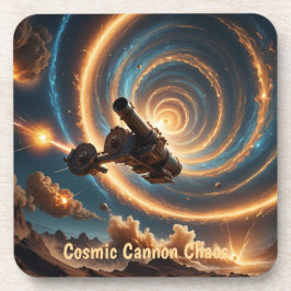 Cosmic Cannon Chaos Bier Onderzetter