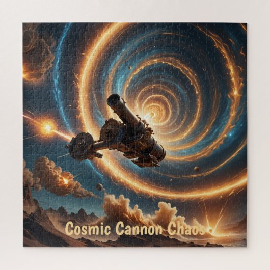 Cosmic Cannon Chaos Legpuzzel (Verticaal)