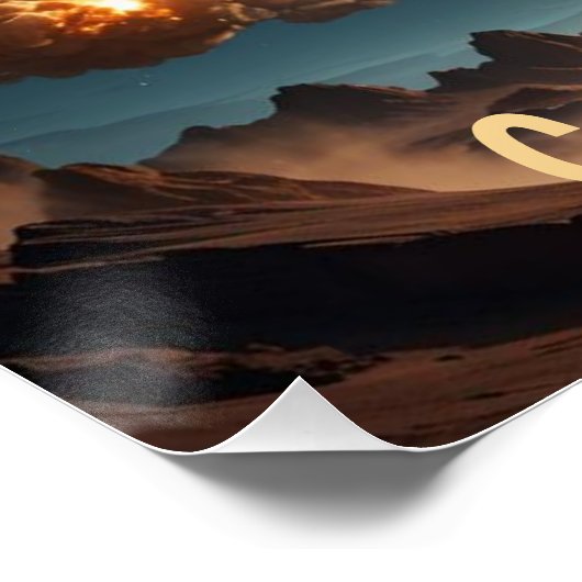 Cosmic Cannon Chaos Perfect Poster (Hoek)