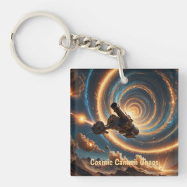 Cosmic Cannon Chaos Sleutelhanger