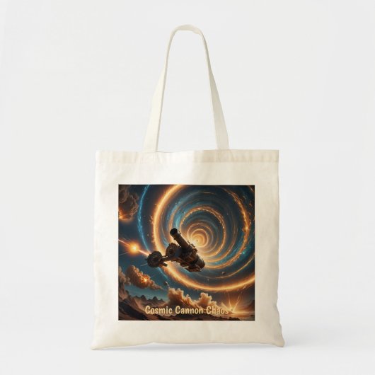 Cosmic Cannon Chaos Tote Bag (Voorkant)