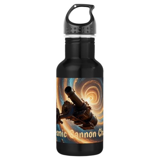 Cosmic Cannon Chaos Waterfles (Voorkant)