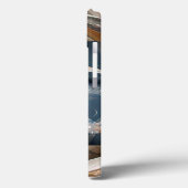 Cosmic Canvas: De gemarmerde vliegenier Case-Mate iPhone Case (Achterkant / Links)