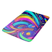 Cosmic Canvas: Een universum van kleur Badmat (Gekanteld)