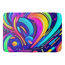 Cosmic Canvas: Een universum van kleur Badmat