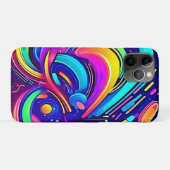 Cosmic Canvas: Een universum van kleur Case-Mate iPhone Case (Achterkant (horizontaal))