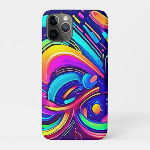 Cosmic Canvas: Een universum van kleur Case-Mate iPhone Case