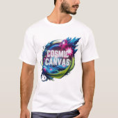 Cosmic Canvas - Schilder je dromen T-shirt (Voorkant)