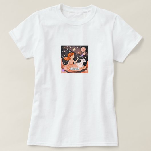Cosmic Capricorn T-shirt (Design voorkant)