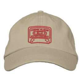 Cosmic Cassette Tape Dad-Hat Geborduurde Pet