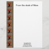 Cosmic Cat Acorn Briefhoofd (Voorkant)