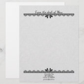 Cosmic Cat Acorn Briefhoofd (Voorkant / Achterkant)