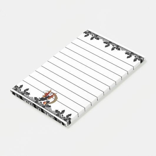 Cosmic Cat Acorn Post-it® Notes (Schuin)