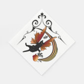 Cosmic Cat Acorn Servetten (Hoek)