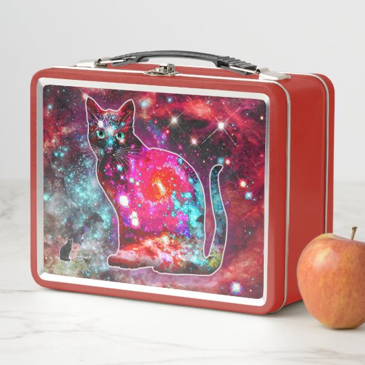 Cosmic Cat Alpha Metal Lunchbox (In situ)
