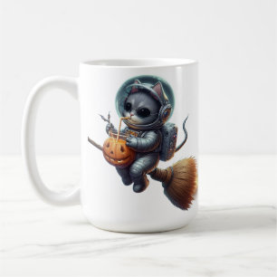 Cosmic Cat Astronaut: magie en ruimteavontuur Koffiemok