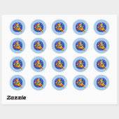 Cosmic Cat Astronaut Sticker - Grappige Ruimtepizz (Vel)