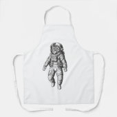 Cosmic Cat Astronaut T-shirt Schort (Voorkant)